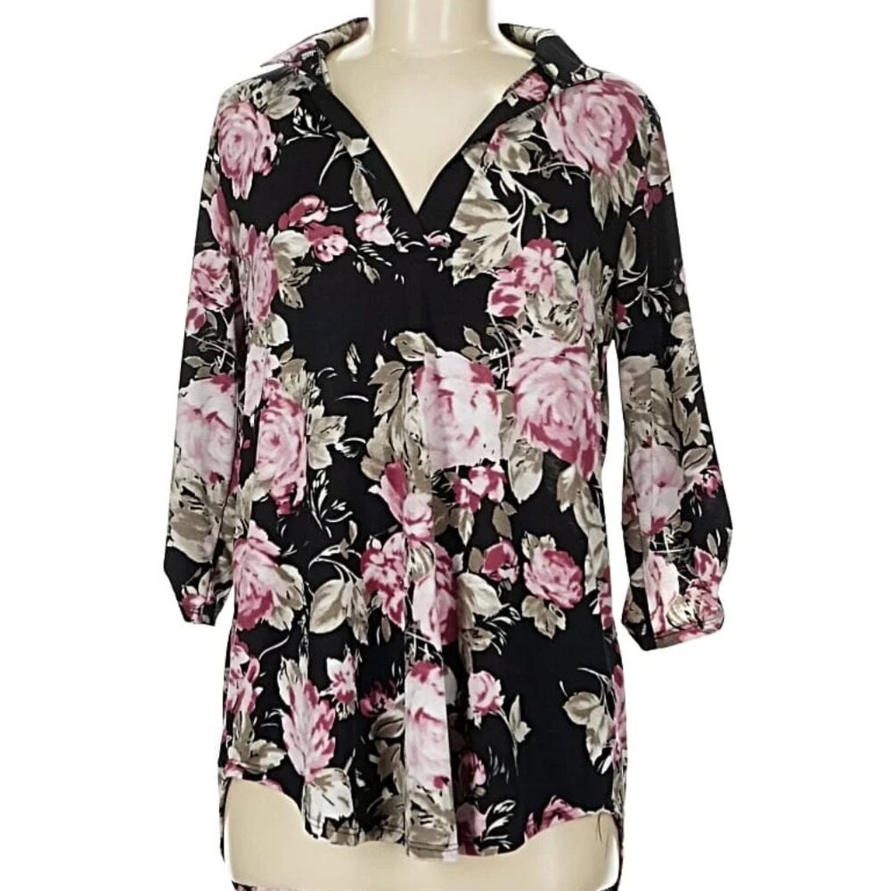 Plus Size Floral Top